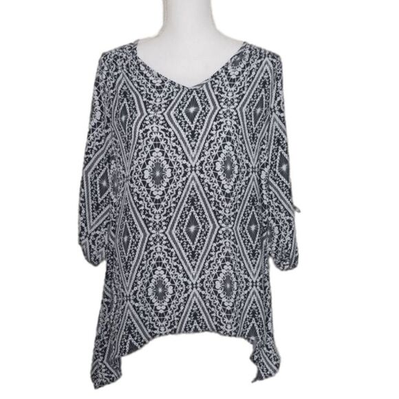 Zac & Rachel, Loose Fit, Patterned Top/Tunic, M - Picture 1 of 6